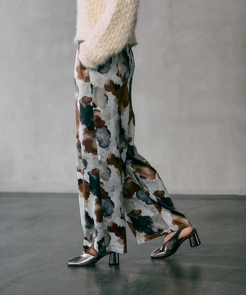 LEPSIM（レプシィム）の「イージーサテン柄パンツ　606860（その他パンツ・レディース・ブラウン系その他/ブルー系その他・FREE）」の12枚目の写真