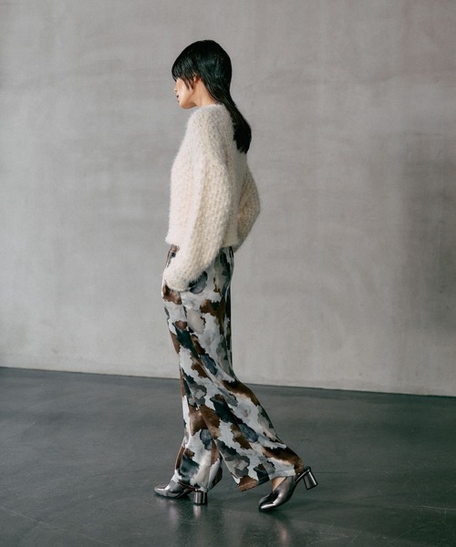 LEPSIM（レプシィム）の「イージーサテン柄パンツ　606860（その他パンツ・レディース・ブラウン系その他/ブルー系その他・FREE）」の16枚目の写真