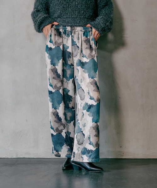 LEPSIM（レプシィム）の「イージーサテン柄パンツ　606860（その他パンツ・レディース・ブラウン系その他/ブルー系その他・FREE）」の17枚目の写真