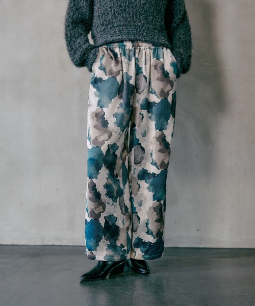 LEPSIM（レプシィム）の「イージーサテン柄パンツ　606860（その他パンツ・レディース・ブラウン系その他/ブルー系その他・FREE）」の18枚目の写真