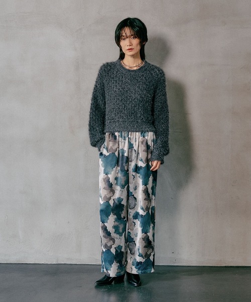 LEPSIM（レプシィム）の「イージーサテン柄パンツ　606860（その他パンツ・レディース・ブラウン系その他/ブルー系その他・FREE）」の20枚目の写真