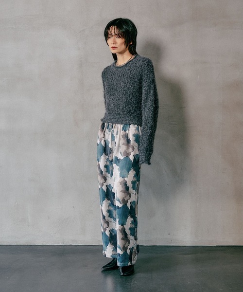 LEPSIM（レプシィム）の「イージーサテン柄パンツ　606860（その他パンツ・レディース・ブラウン系その他/ブルー系その他・FREE）」の21枚目の写真