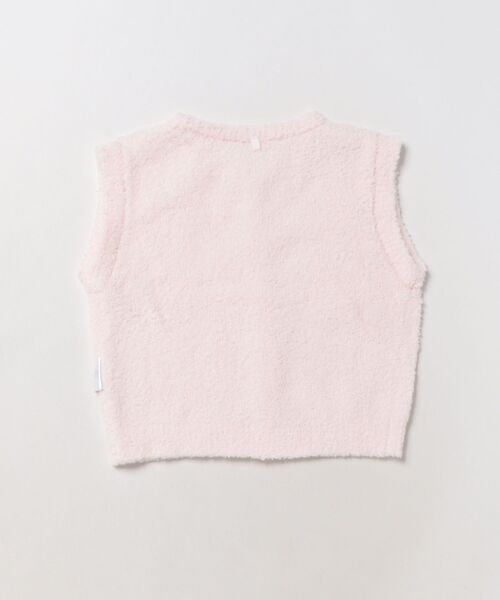 moimoln(モイモルン)の「モコモコニット無地ルームベスト(ベスト・キッズ・ピンク/クリーム・80cm/90cm/100cm)」の11枚目の写真