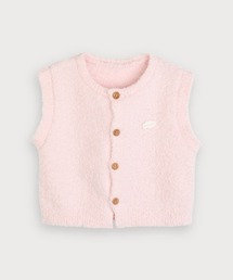 moimoln | モコモコニット無地ルームベスト(ベスト)