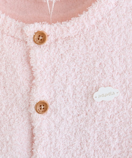 moimoln(モイモルン)の「モコモコニット無地ルームベスト(ベスト・キッズ・ピンク/クリーム・80cm/90cm/100cm)」の8枚目の写真