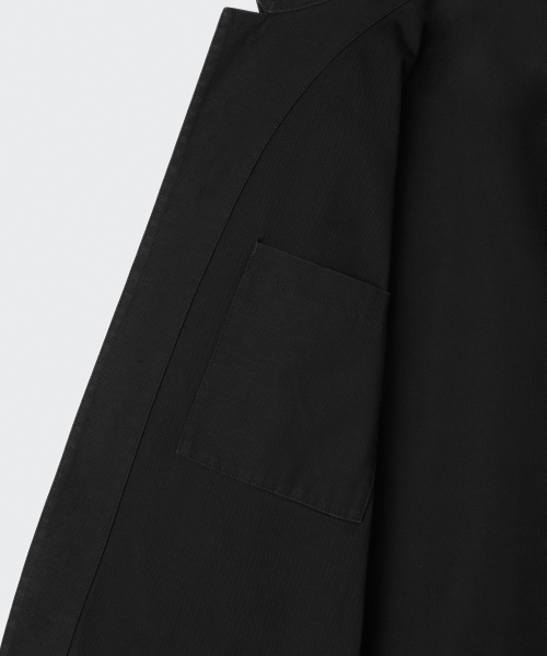 MUSINSA STANDARD（ムシンサスタンダード）の「バックサテンシャップコート[ブラック]（トレンチコート・メンズ・その他・MEDIUM/LARGE/X-LARGE）」の7枚目の写真