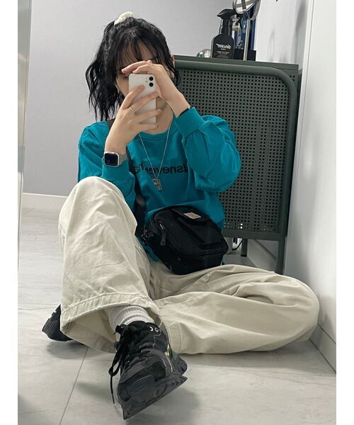 MUSINSA STANDARD WOMAN（ムシンサスタンダードウーマン）の「ウィメンズワイドカーゴパンツ[クリーム]（その他パンツ・レディース・その他・30/24/25/26/27/28/29）」の22枚目の写真