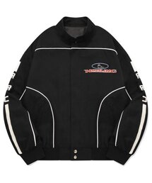 Retriever Club（レトリーバークラブ）の「NASCAR JACKET [BLACK]（ナイロンジャケット）」