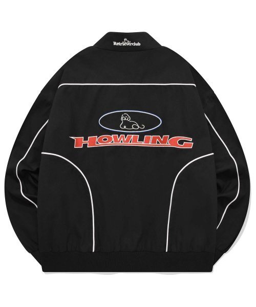 Retriever Club（レトリーバークラブ）の「NASCAR JACKET [BLACK]（ナイロンジャケット・レディース・その他・MEDIUM/X-LARGE）」の2枚目の写真