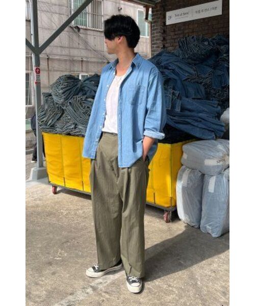 TRIP LE SENS(トリップ ル センス)の「ライクデニムシャツ_ライトブルー(シャツ/ブラウス・メンズ・その他・SMALL/MEDIUM/LARGE)」の5枚目の写真