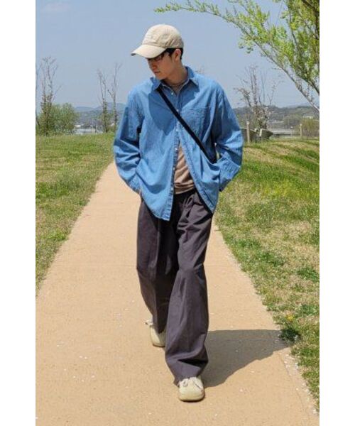 TRIP LE SENS(トリップ ル センス)の「ライクデニムシャツ_ライトブルー(シャツ/ブラウス・メンズ・その他・SMALL/MEDIUM/LARGE)」の6枚目の写真