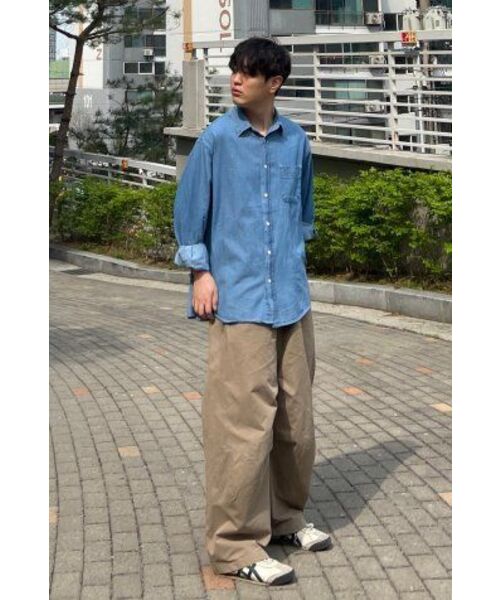 TRIP LE SENS(トリップ ル センス)の「ライクデニムシャツ_ライトブルー(シャツ/ブラウス・メンズ・その他・SMALL/MEDIUM/LARGE)」の7枚目の写真