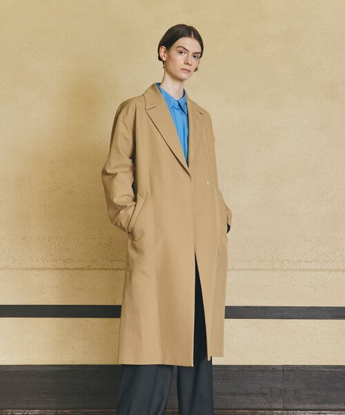 セール】コンパクトダブルクロス コート（トレンチコート）｜Paul