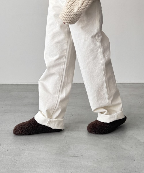 CANAL JEAN（キャナルジーン）の「diggity　ボアスリッポン（スリッポン・レディース・ベージュ/ブラウン・36/37/38）」の7枚目の写真