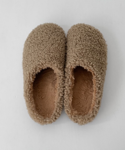 CANAL JEAN（キャナルジーン）の「diggity　ボアスリッポン（スリッポン・レディース・ベージュ/ブラウン・36/37/38）」の8枚目の写真