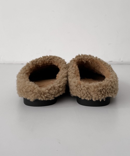 CANAL JEAN（キャナルジーン）の「diggity　ボアスリッポン（スリッポン・レディース・ベージュ/ブラウン・36/37/38）」の10枚目の写真