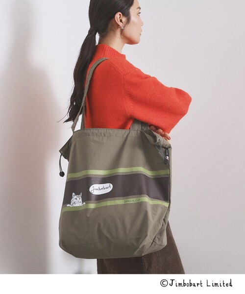 セール】【ジムボバートコラボ】ポケッタブルBIGトートバッグ（トート