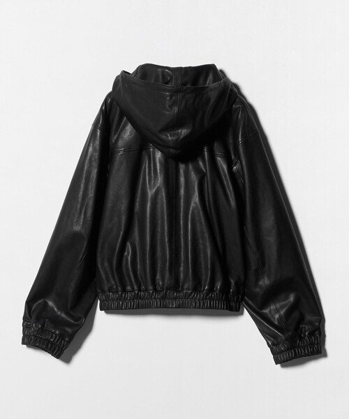 AEWEN MATOPH（イウエン マトフ）の「＜AEWEN MATOPH＞フードラムレザーブルゾン ‐2WAY‐（その他アウター・レディース・ブラック・38/36）」の14枚目の写真
