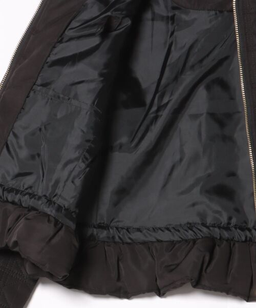 セール】2WAY ショート丈 キルティング ノーカラー中綿 ジャケット le