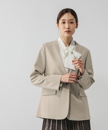 GLOBAL WORK | ウツクシルエットノーカラージャケット/581021(ノーカラージャケット)