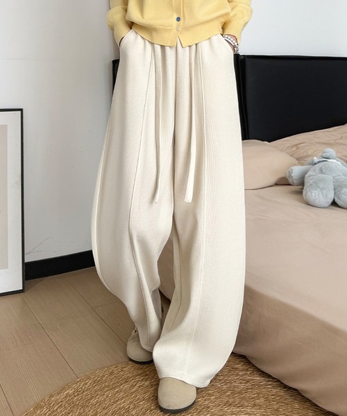 選べる丈感】コーデュロイカーブパンツ（その他パンツ）｜by LEGNA