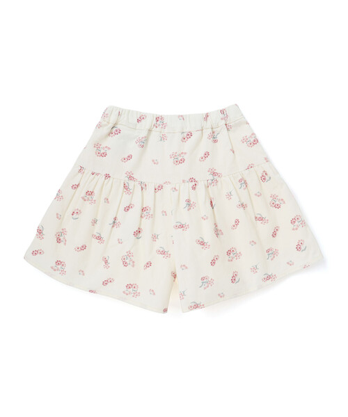 BeBe（ベベ）の「【お揃い】シャツコールGirlyフラワープリントキュロットパンツ（その他パンツ・キッズ・ホワイト系その他2・110cm/100cm/90cm/130cm/140cm/150cm/120cm）」の9枚目の写真