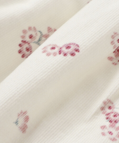 BeBe（ベベ）の「【お揃い】シャツコールGirlyフラワープリントキュロットパンツ（その他パンツ・キッズ・ホワイト系その他2・110cm/100cm/90cm/130cm/140cm/150cm/120cm）」の15枚目の写真