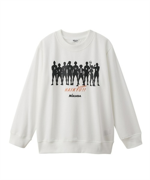 セール】【MIKASA×ハイキュー】スウェットプリントトレーナー