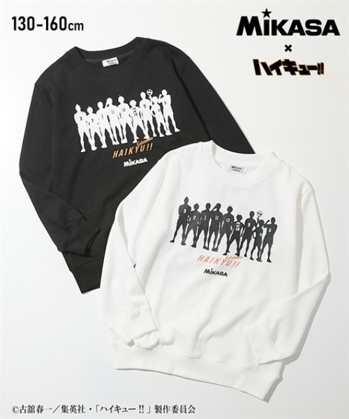 MIKASA×ハイキュー】スウェットプリントトレーナー（スウェット