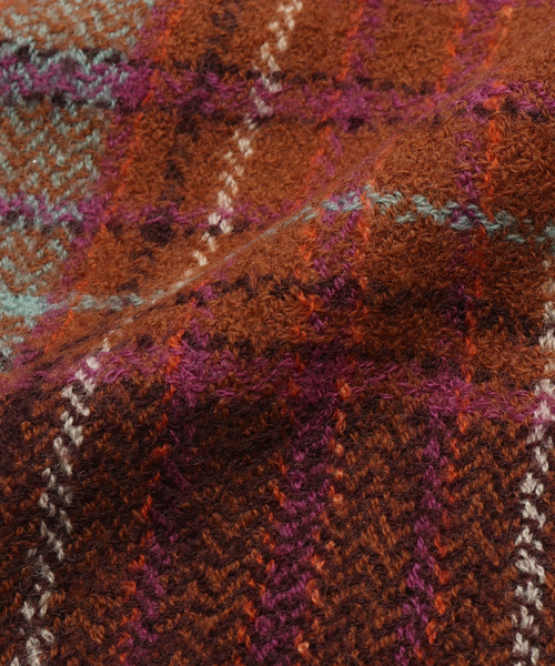 417 EDIFICE（フォーワンセブンエディフィス）の「MOISMONT / モワモン Scarf N803（マフラー・メンズ・サックスブルー/チャコールグレー/ブルー・FREE）」の6枚目の写真