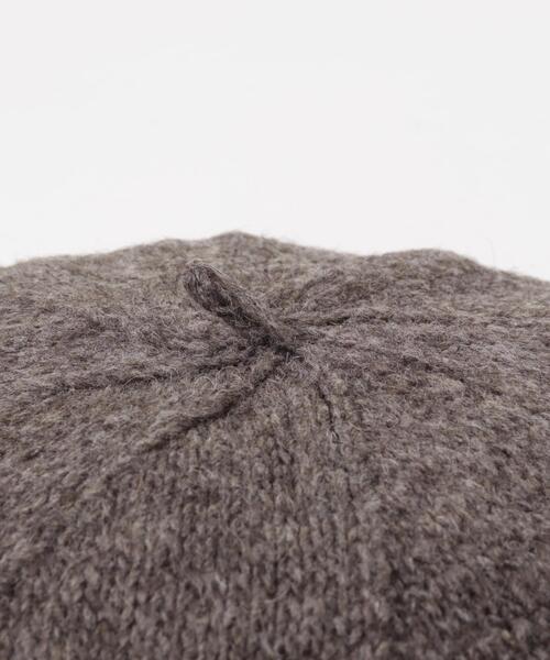 かぐれ(カグレ)の「ペルーニットベレー(ハンチング/ベレー帽・レディース・グレー/ブラック・FREE)」の6枚目の写真