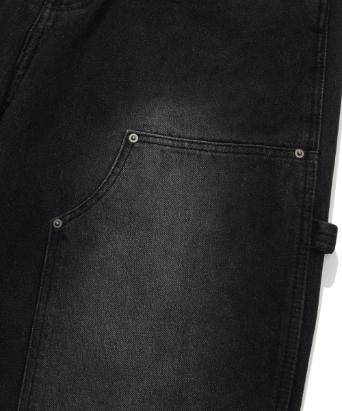 COVERNAT(カバーナット)の「セミワイドフィットカーペンターデニムパンツブラック(その他パンツ・レディース・その他・X-LARGE/SMALL/MEDIUM/LARGE)」の9枚目の写真