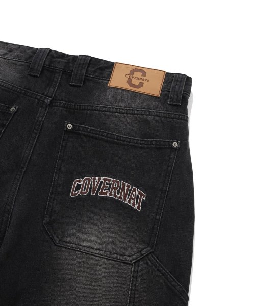 COVERNAT(カバーナット)の「セミワイドフィットカーペンターデニムパンツブラック(その他パンツ・レディース・その他・X-LARGE/SMALL/MEDIUM/LARGE)」の10枚目の写真
