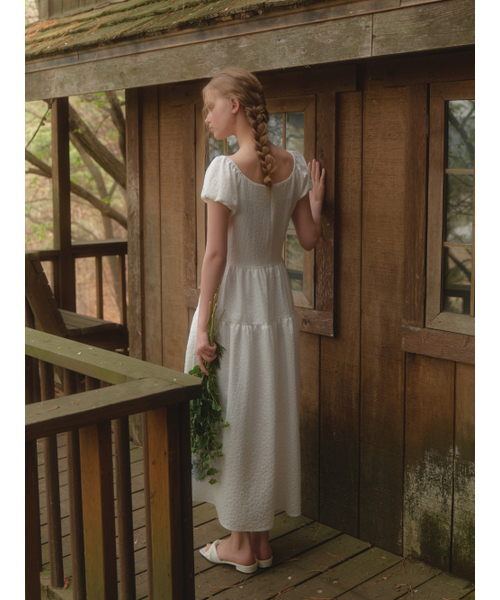 RE_L（リエル）の「Princess line dress (white)（ワンピース・レディース・その他・SMALL/MEDIUM）」の4枚目の写真