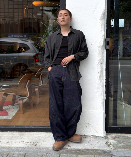 JUAN HOMME(ジュアンオム)の「ツイストデニムパンツ(インディゴワンウォッシュ)(デニムパンツ・メンズ・その他・SMALL/MEDIUM/LARGE)」の19枚目の写真