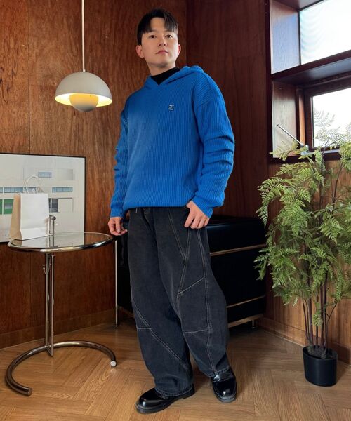 JUAN HOMME(ジュアンオム)の「ツイストデニムパンツ(インディゴワンウォッシュ)(デニムパンツ・メンズ・その他・SMALL/MEDIUM/LARGE)」の5枚目の写真