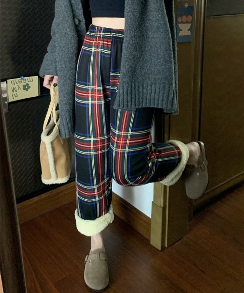 gossip!ロサンゼルス(ゴシップロサンゼルス)の「パンツ(その他パンツ・レディース・チェック/ワイン・M)」の7枚目の写真