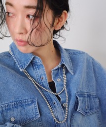 Shelly island | ボールチェーンロングネックレス(ネックレス)