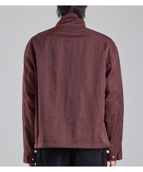 BUTTON SEOUL（ボタンソウル）の「サイドポケットクロップミリタリーブルゾン（バーガンディ）（ブルゾン・メンズ・その他・X-LARGE/MEDIUM/LARGE）」の5枚目の写真