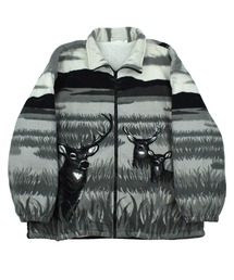 VINTAGE | 【USED】90's SPORTS ATLANTIC WEAR アニマル柄 フリースジャケット(ブルゾン)