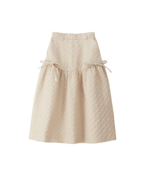 SALON DE YOHN(サロンドヨーン)の「Ribbon Quilting Skirt_ Ivory(スカート・レディース・その他・SMALL/MEDIUM)」の4枚目の写真