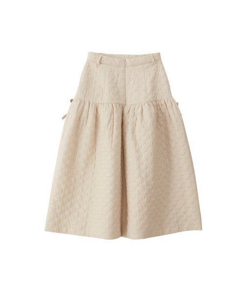 SALON DE YOHN(サロンドヨーン)の「Ribbon Quilting Skirt_ Ivory(スカート・レディース・その他・SMALL/MEDIUM)」の5枚目の写真