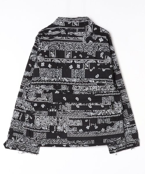 Children of the discordance（チルドレン オブ ザ ディスコ-ダンス）の「Children of the discordance / BANDANA CRUST JACKET / DISJK-023（ミリタリージャケット・メンズ・ブラック・2）」の2枚目の写真
