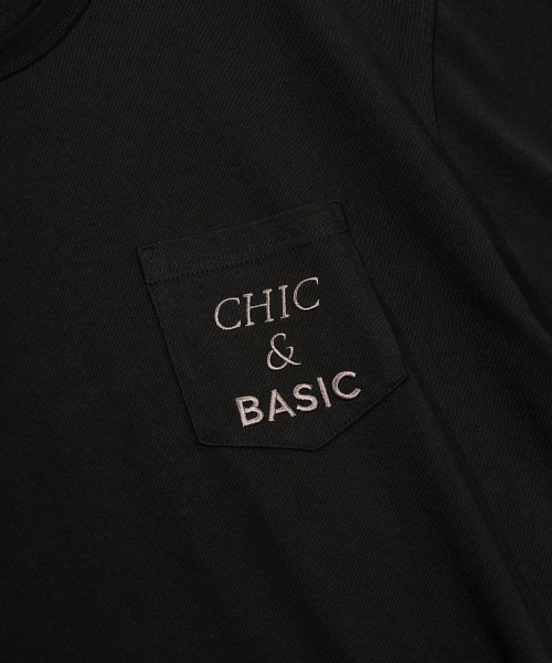VASTIC(バスティック)の「ポケットピグメントTシャツ_ブラック(Tシャツ/カットソー・メンズ・その他・LARGE/MEDIUM)」の6枚目の写真