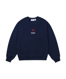 Kompakt Record Bar（コンパクトレコードバー）の「KRB Speaker Logo Heavyweight Crewneck(400GSM) - Navy（スウェット）」