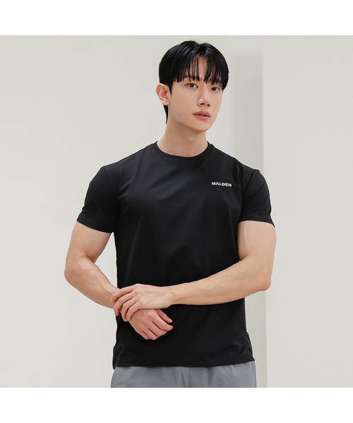 MALDEN(モールデン)の「エアリーズマッスルフィットスモールロゴショートスリーブ(Tシャツ/カットソー・メンズ・ブラック/ネイビー/ホワイト・LARGE/MEDIUM/X-LARGE/XX-LARGE)」の3枚目の写真
