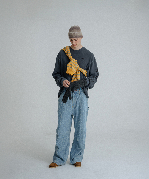 SUNDAY FRUIT MARKET（サンデーフルーツマーケット）の「SUNDAY STAR DENIM（その他パンツ・メンズ・その他・SMALL/LARGE）」の7枚目の写真