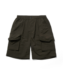 Nylon Utility Shorts Khaki