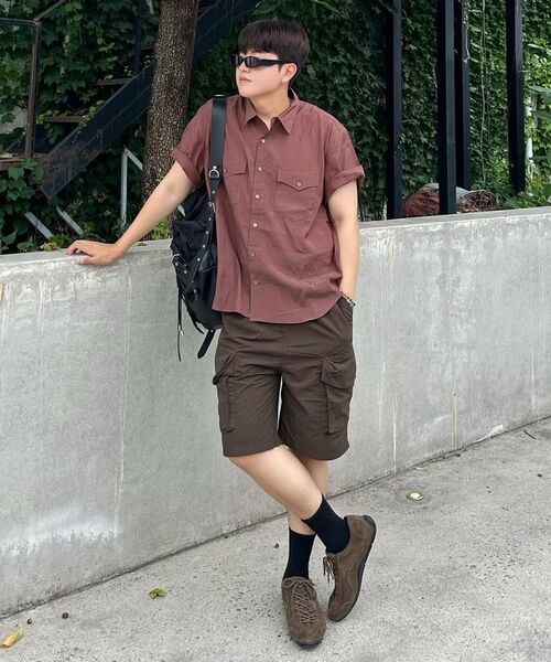OGARP(オガープ)の「Nylon Utility Shorts Khaki(その他パンツ・レディース・カーキ・3/2/1)」の2枚目の写真