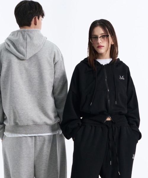 A'GEM/9 × .kom 『MUCENT/ムセント』 MUCENT DENVER 2-WAY HOOD ZIP-UP